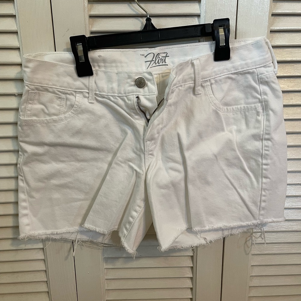 Old Navy White Jean Shorts